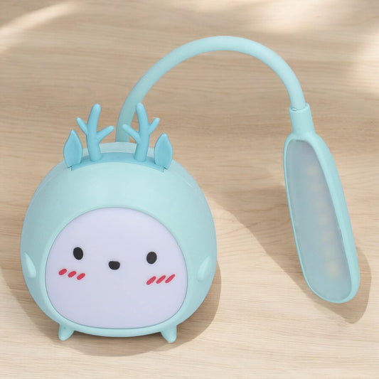 π» Cute Bear Lamp - Mint LED light with Adorable Face