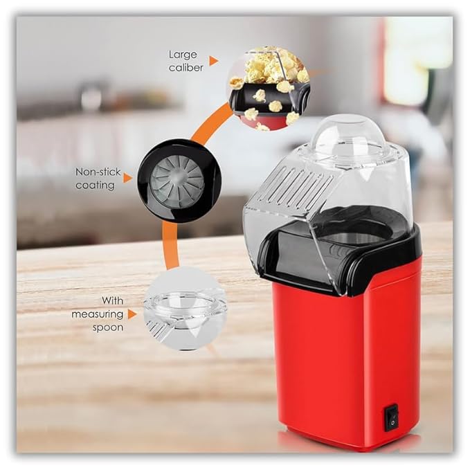 Electric Instant Popcorn Maker Making Machine Automatic for home