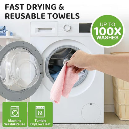 Microfiber cleaning cloth roll