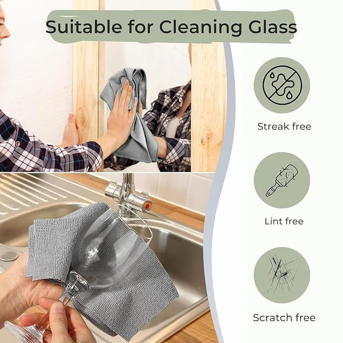 Microfiber cleaning cloth roll
