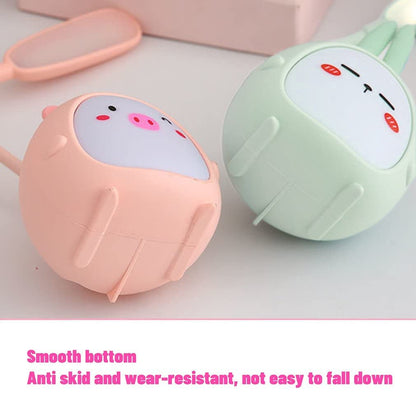 🐻 Cute Bear Lamp - Mint LED light with Adorable Face