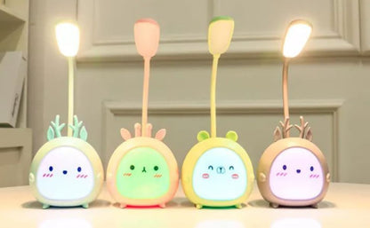 🐻 Cute Bear Lamp - Mint LED light with Adorable Face