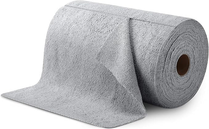Microfiber cleaning cloth roll