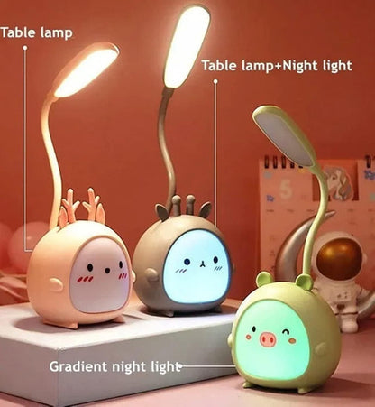 🐻 Cute Bear Lamp - Mint LED light with Adorable Face