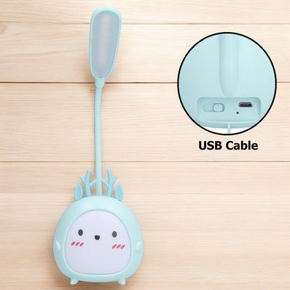 🐻 Cute Bear Lamp - Mint LED light with Adorable Face