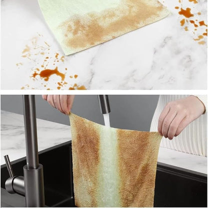 Microfiber cleaning cloth roll
