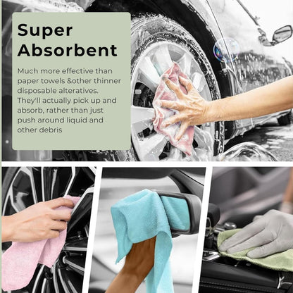 Microfiber cleaning cloth roll