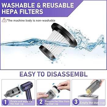 Portable Wireless Air Duster Vacuum Cleaner