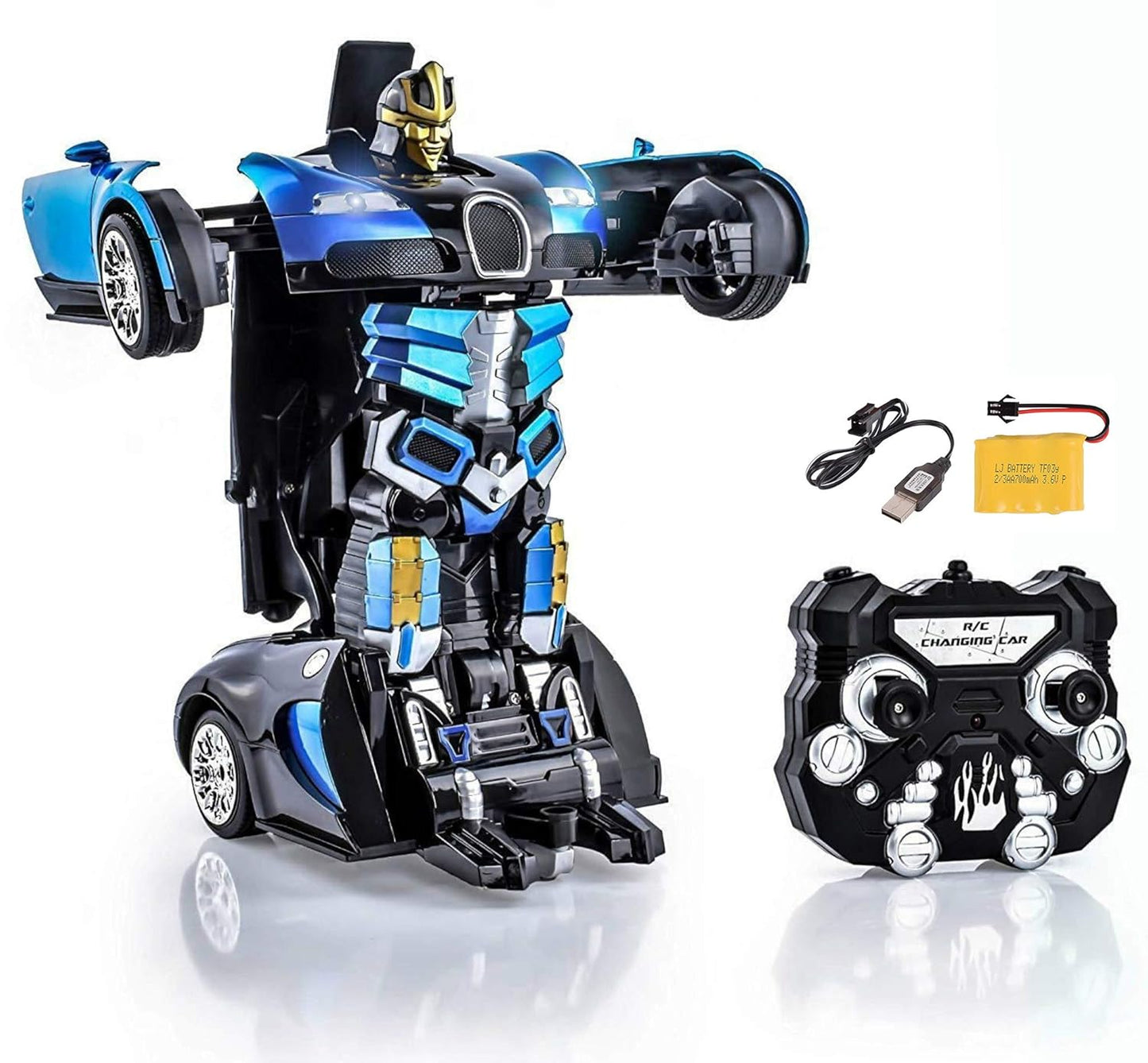 Rechargable one Button Car to Robot Converting Car Style Robot
