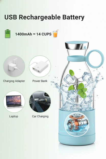 🧃 Fresh Juice Portable Mini Blender - 50% OFF
