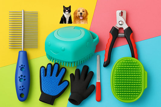 Pet Grooming Essentials Kit – 6-in-1 Professional Dog & Cat Care Set